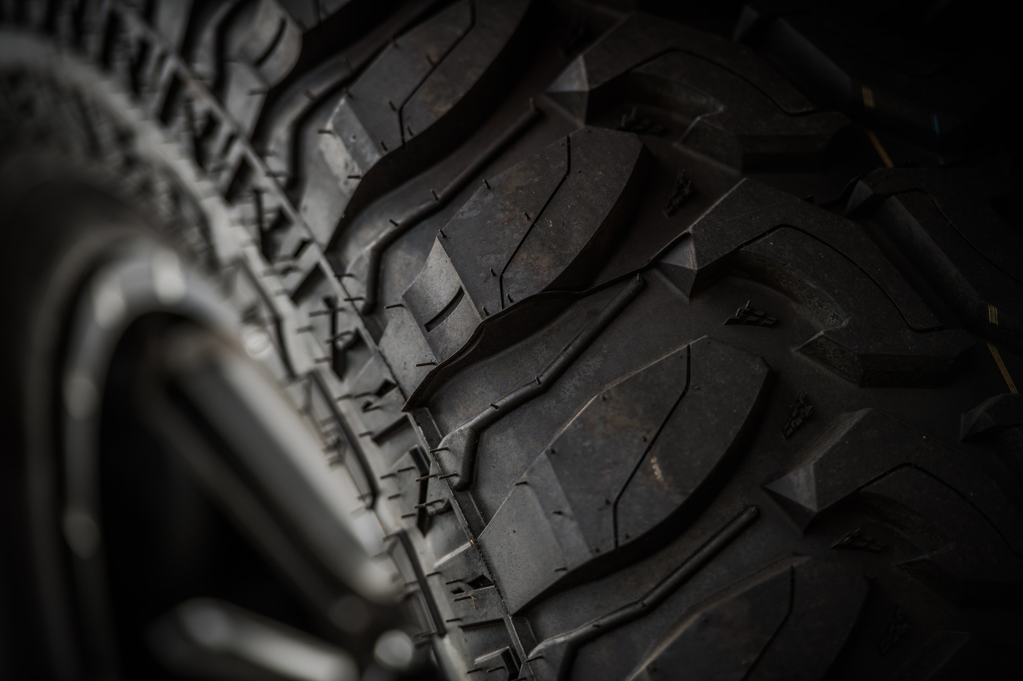 Off Road Tire Closeup